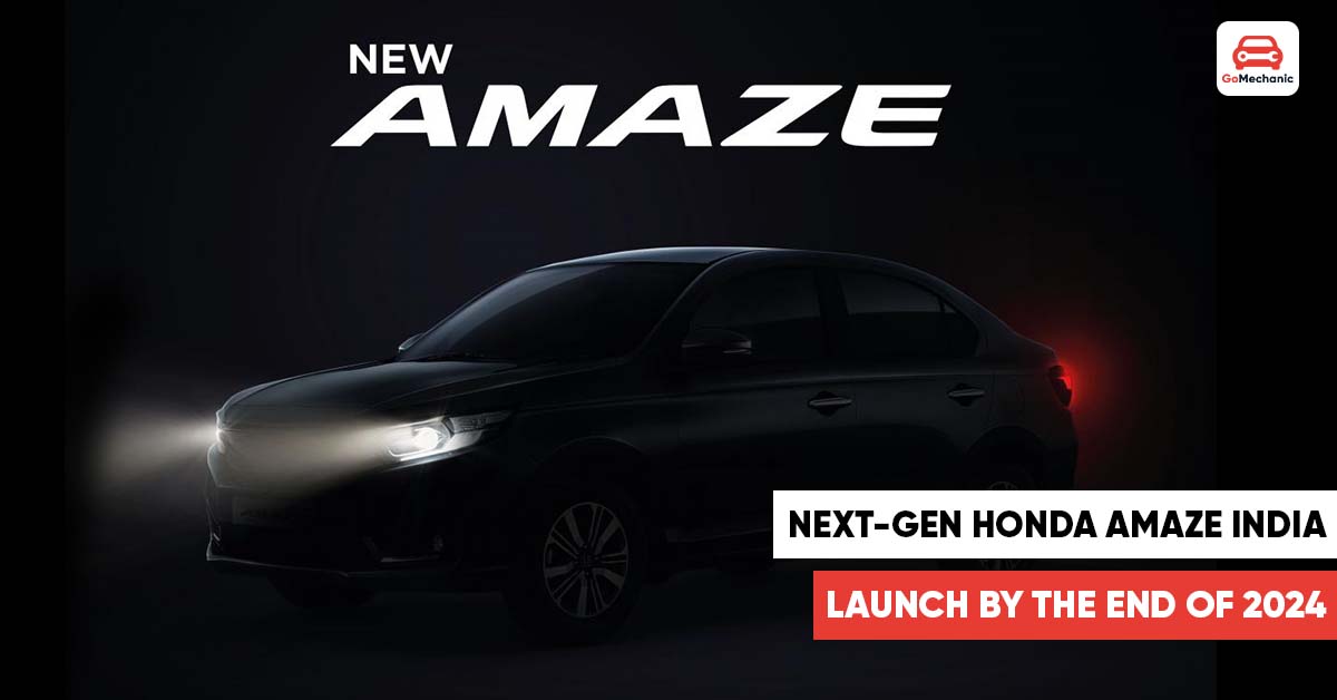 Next Gen Honda Amaze India Launch By The End Of