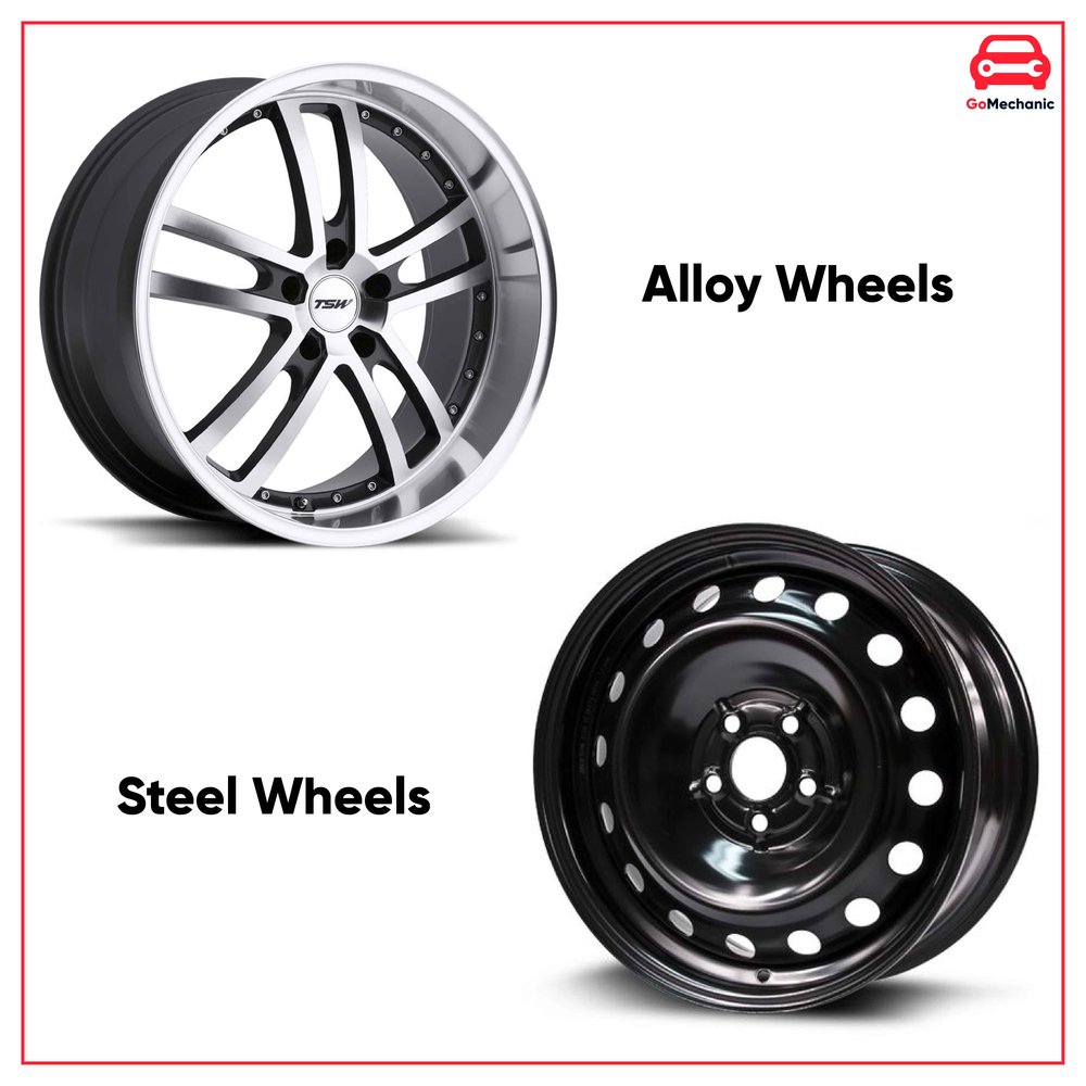 Alloy Wheels Vs Steel Wheels | GoMechanic Basics