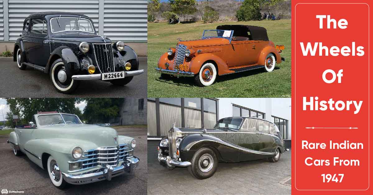 Vintage Cars In India From 1947 | The Wheels of History