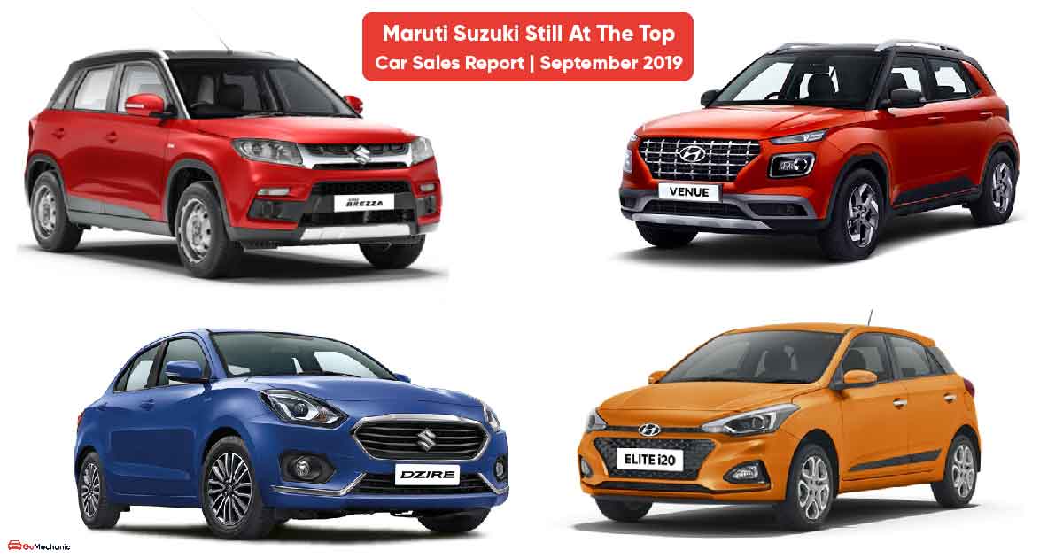 Maruti Suzuki Still At The Top | Car Sales Report | September 2019