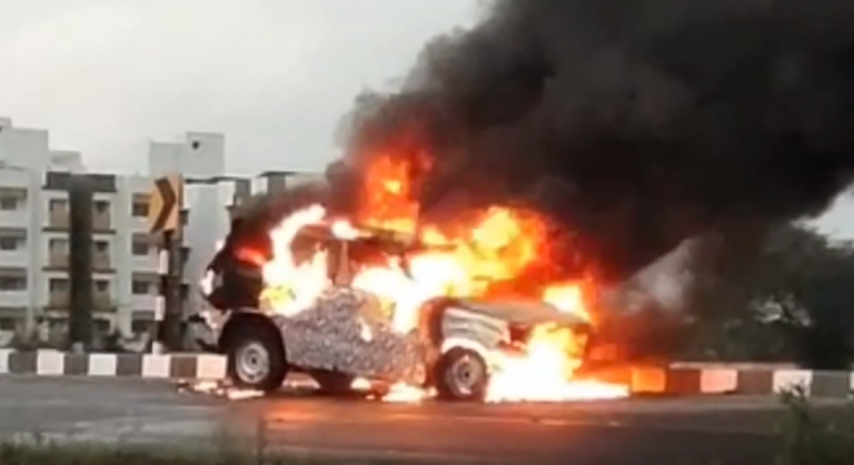 The New Mahindra Scorpio Is On Fire….Literally!