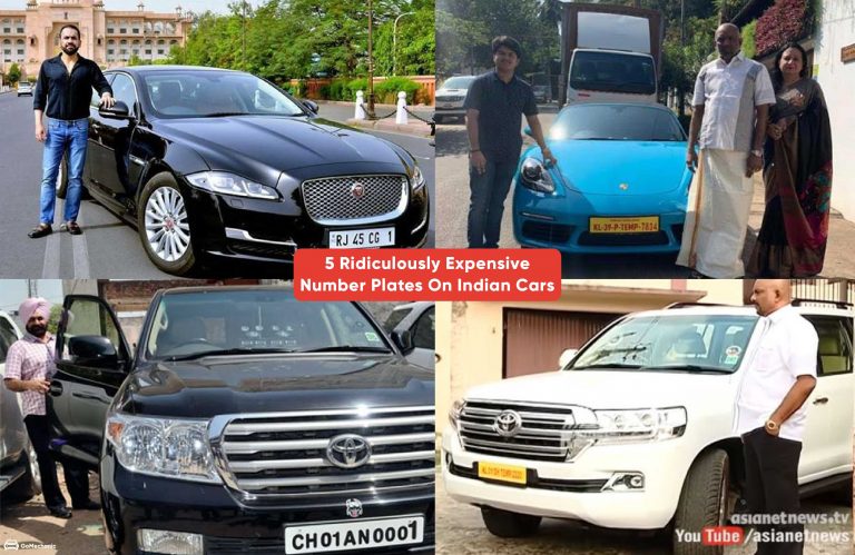 5 Ridiculously Expensive Number Plates In India