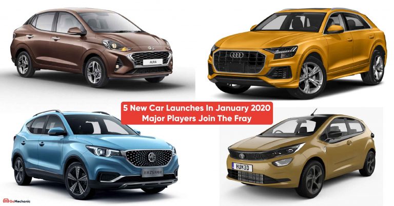 The 5 New Car Launches In January 2020: Major Players Join The Fray