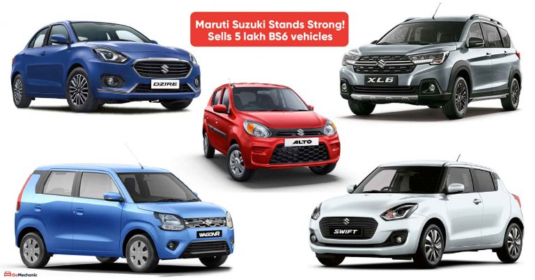 Maruti Suzuki Stands Strong: Sells 5 lakh BS6 vehicles