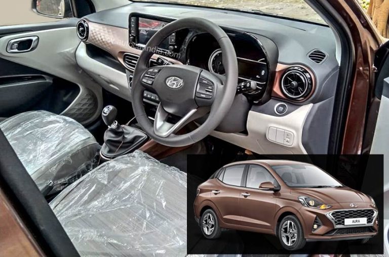 Hyundai Aura interior details leaked before the launch today