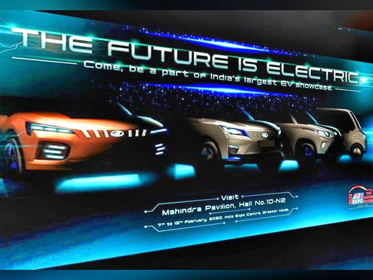 Mahindra Electric Car line-up teased for the Auto Expo 2020