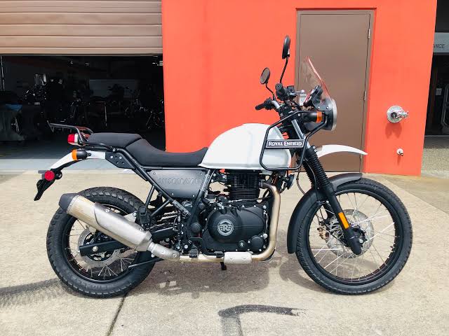 royal enfield himalayan bs6 white