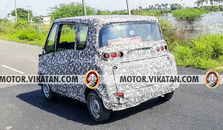 Mahindra Atom Electric Quadricycle Spied Ahead Of Its Auto Expo 2020 Launch