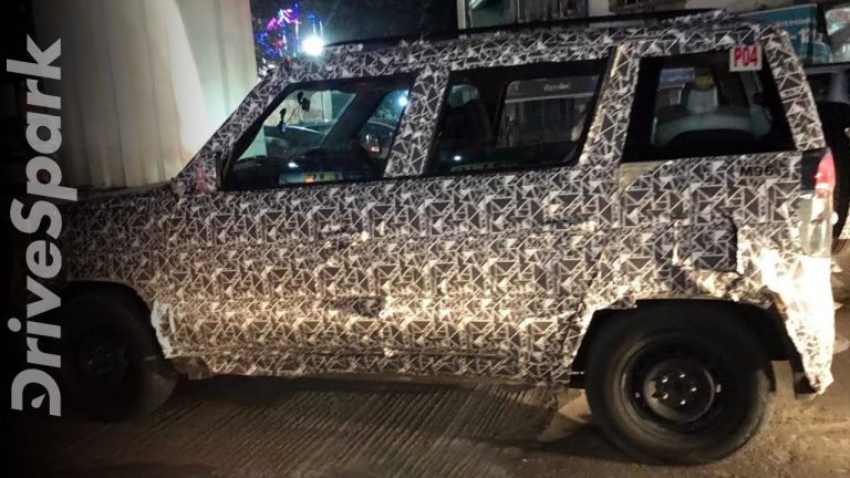 Mahindra TUV300 BS6 Spied On Test-India Launch Soon