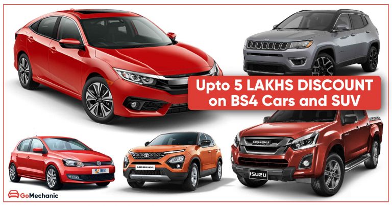 BS4 Cars and SUVs On Huge Discounts: Upto 5 lakh off