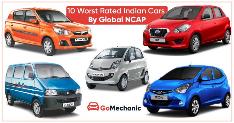 10 Worst Rated Indian Cars By Global NCAP | #SaferCarsForIndia