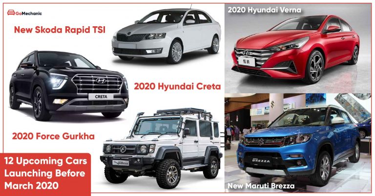 12 Upcoming Cars in India Launching Before March 2020