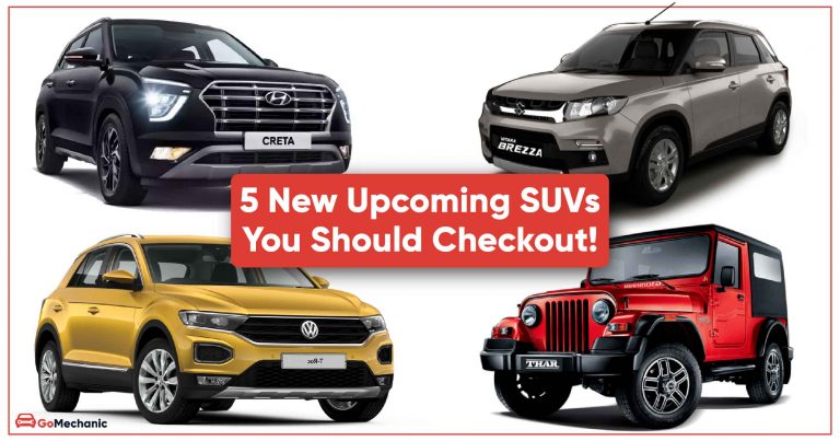 5 New upcoming SUVs that you should definitely checkout!