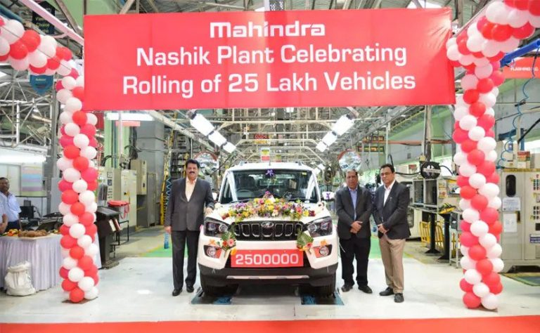 Mahindra rolls out it’s 25th lakh vehicle