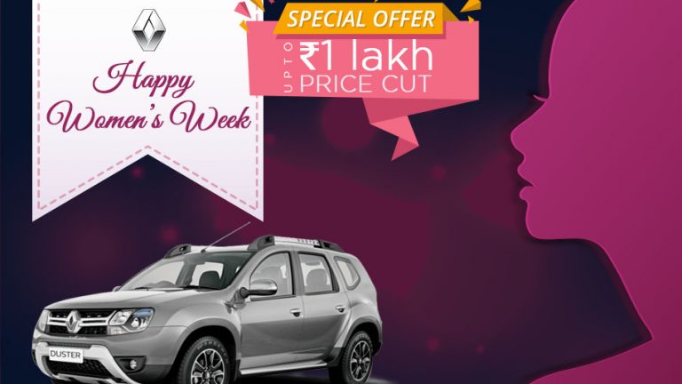 Renault India offers discounts upto 1 lakh on Women’s day