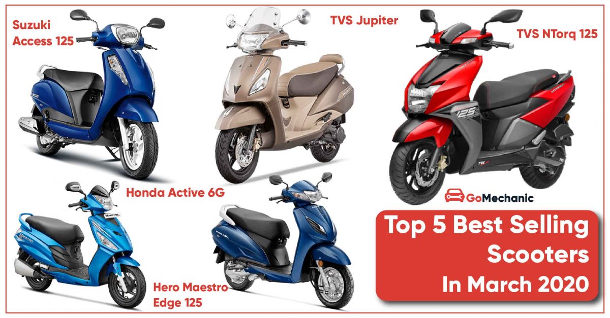 Top scooty in clearance 2019