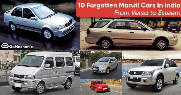 10 Forgotten Maruti Suzuki Cars in India: From Versa to Esteem