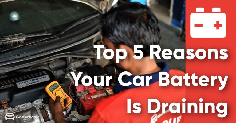 Top 5 reasons your car battery is draining!
