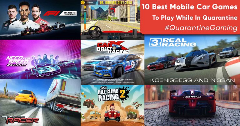 10 Best MOBILE Car Games To Play While In Quarantine | #QuarantineGaming