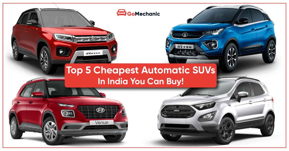 cheapest suv automatic