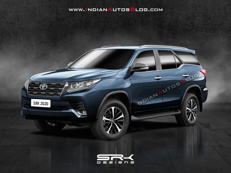 2020 Toyota Fortuner Facelift Rendered- Is this it?