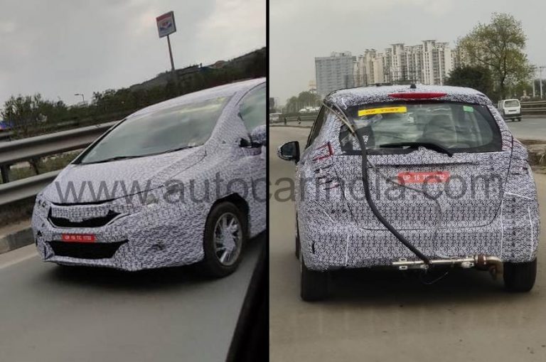 2020 Honda Jazz BS6 Spied Testing on Indian Roads