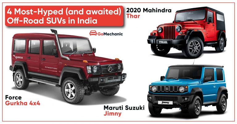 4 Most-Hyped (and awaited) Off-Road SUVs in India
