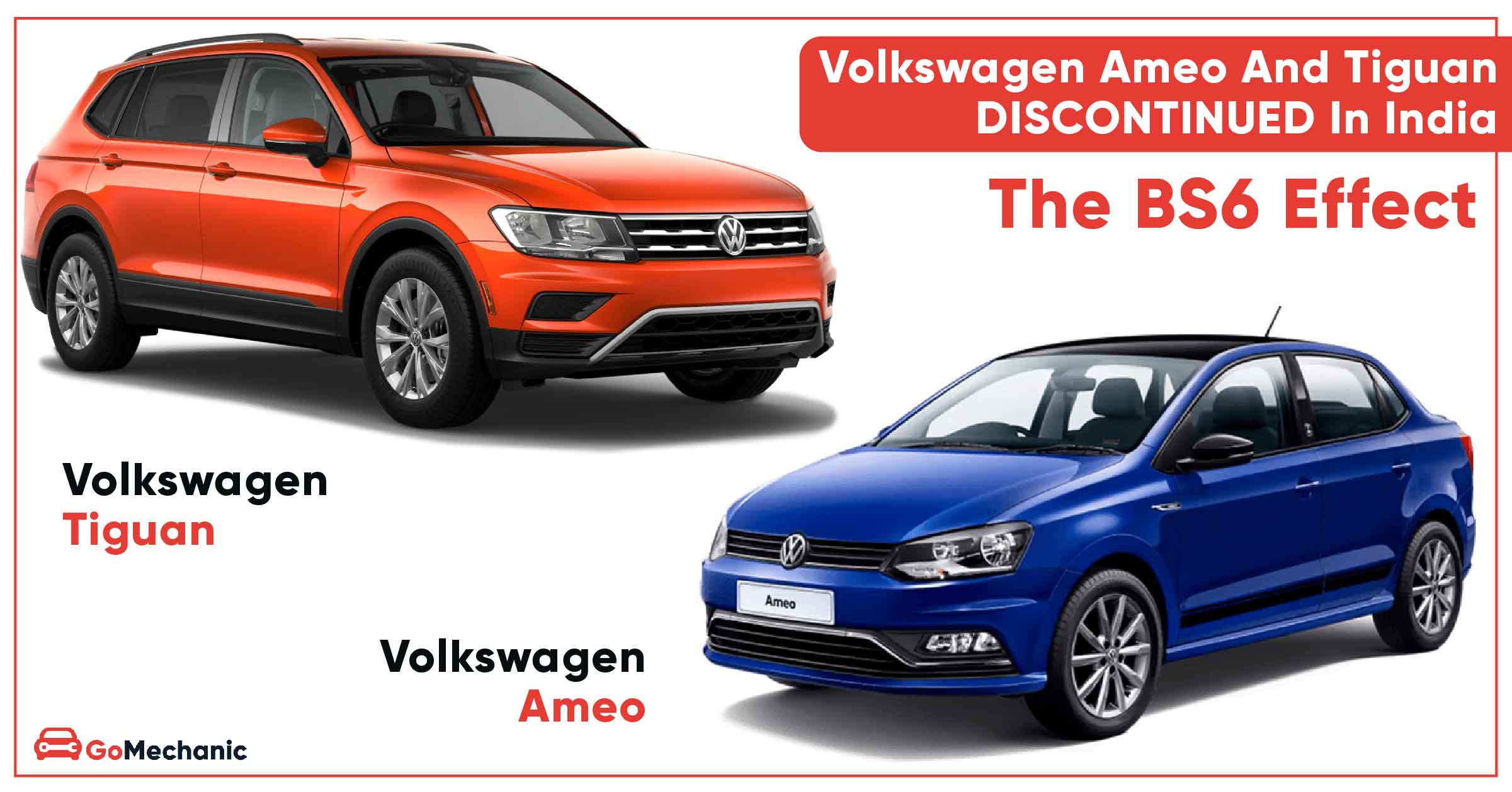 BS6 Effect Volkswagen Ameo And Tiguan Discontinued In India