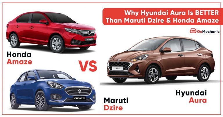 Why Hyundai Aura Is BETTER Than The Maruti Dzire & Honda Amaze