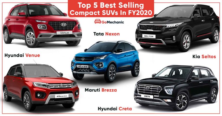 Top 5 Best Selling Compact SUVs in FY2020