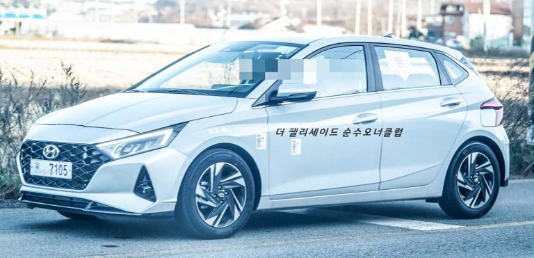Hyundai i20 2020 Spied In A Ravishing Sporty White Colour