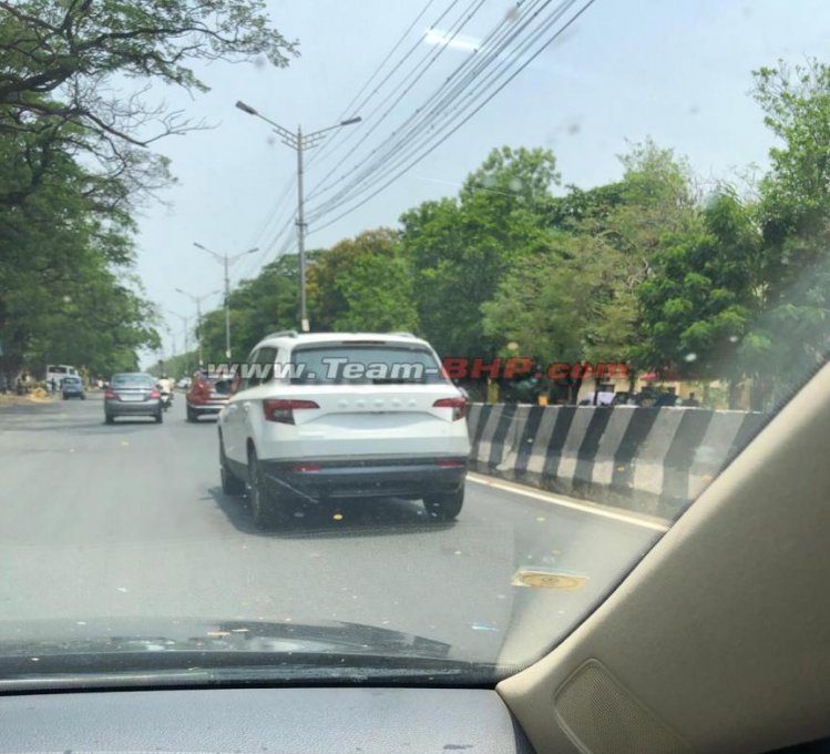 Skoda Karoq spotted on its way to the Dealership: Launch on May 26