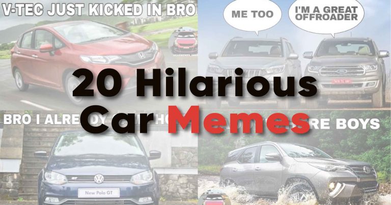 20 Hilarious Car Memes, that you should definitely checkout!