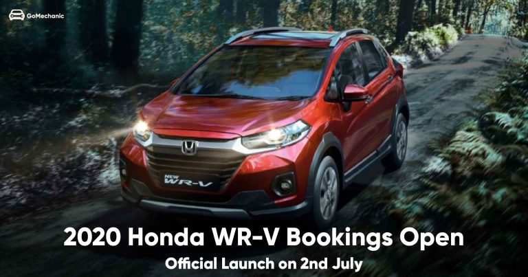 2020 Honda WR-V Bookings Open: Official Launch On 2nd July