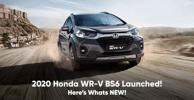 2020 Honda WR-V BS6 Launched – Here’s Whats New!