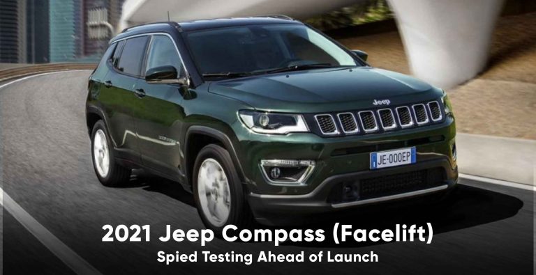 2021 Jeep Compass (Facelift) Spied Testing Ahead of Launch