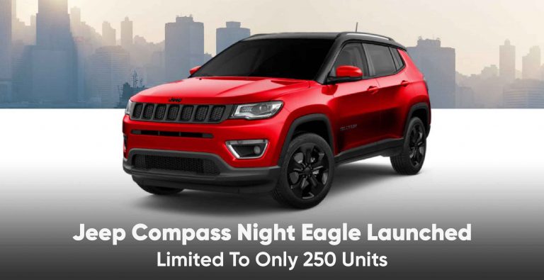 Limited Edition Jeep Compass Night Eagle Launched at 20.14 Lakh