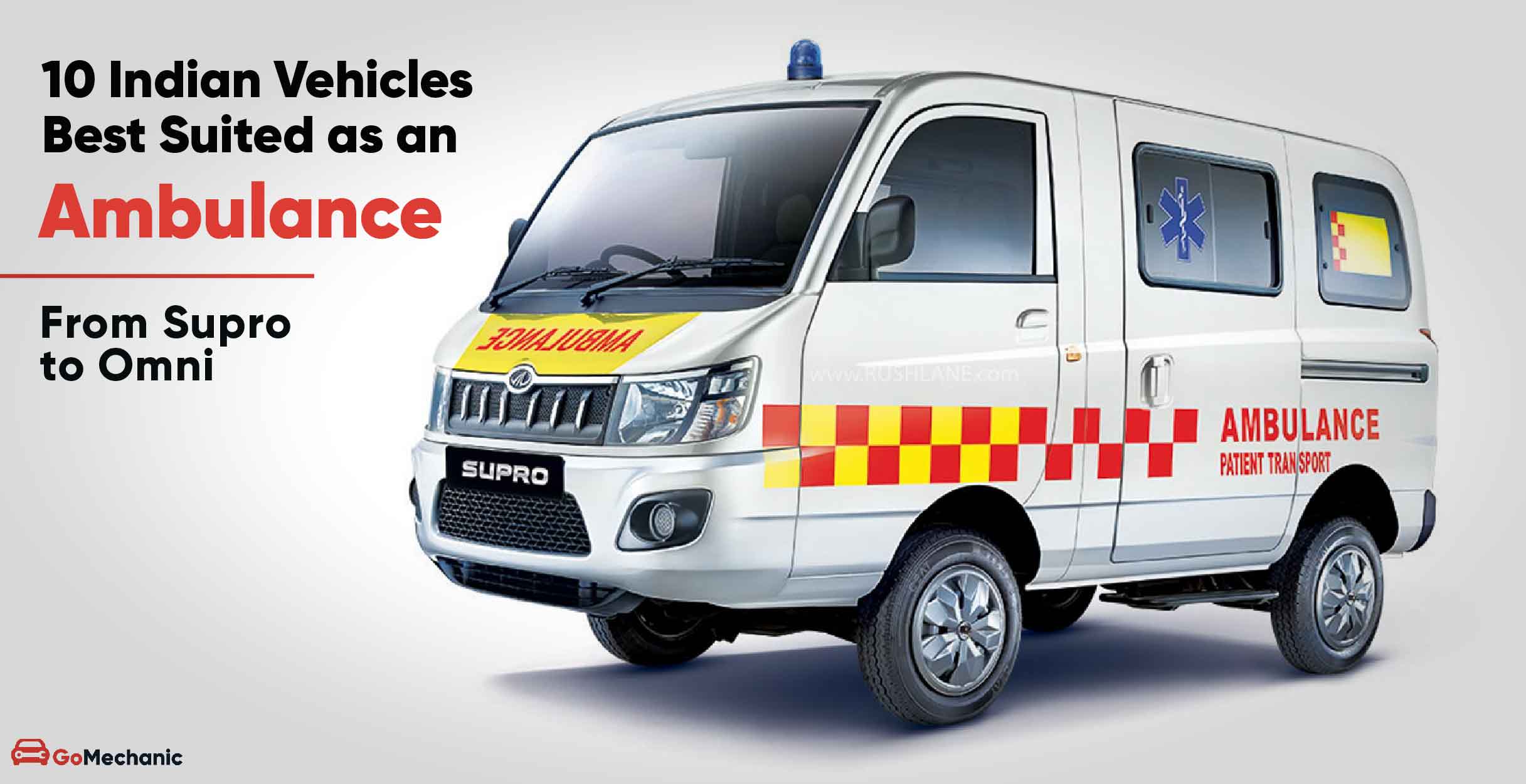 10 Indian Vehicles Best Suited as an Ambulance (Emergency Response)