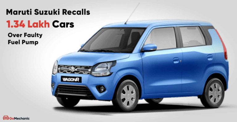 Maruti Suzuki Recalls 1.34 Lakh units of the Baleno and WagonR