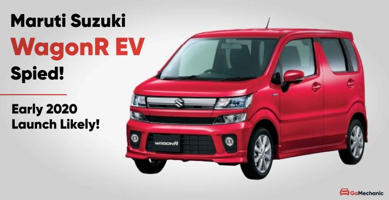 Maruti Suzuki WagonR EV Spotted Testing. Early 2020 Launch Likely!