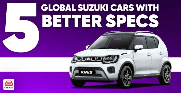 5 Global (Maruti) Suzuki Cars Sold With Better Specifications