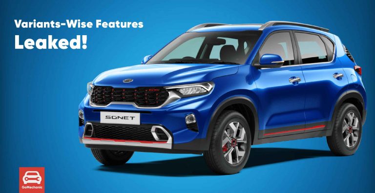Kia Sonet Variant-Wise Features Leaked Ahead of September Launch
