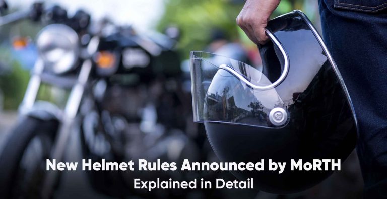 MoRTH Updates Helmet Rules – Explained In Detail