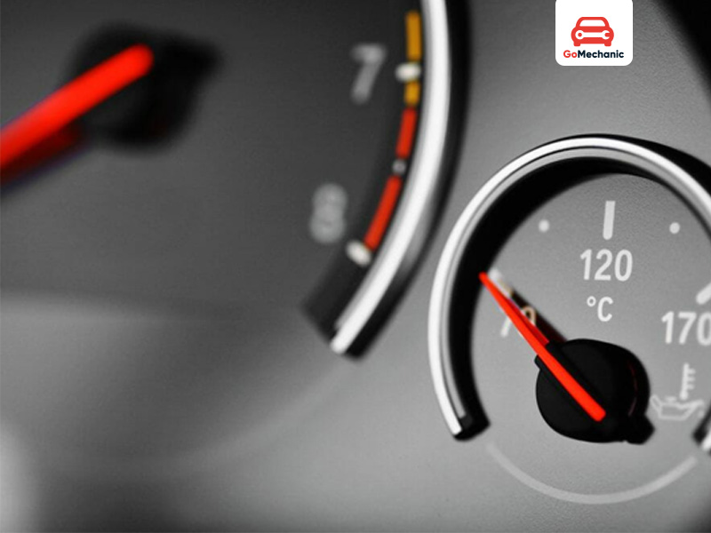 Keep a check on the temperature gauge