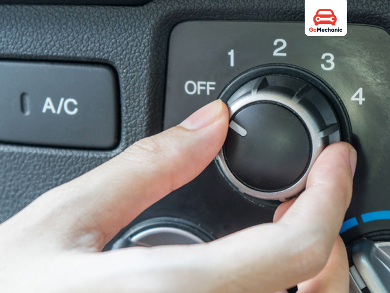 Turning off the AC to reduce engine load