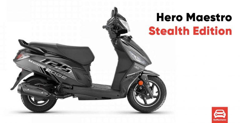 Hero Maestro Edge New “Stealth Edition” Launched at ₹72,950