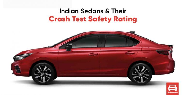 Indian Sedans Listed According to Their NCAP Safety Ratings