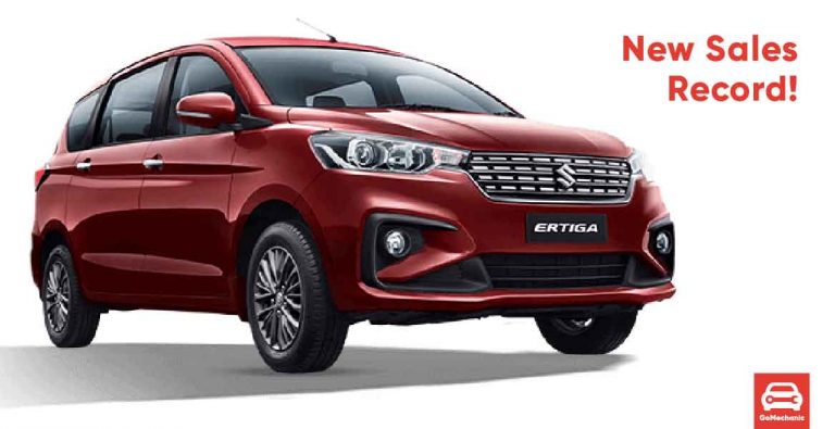 Maruti Suzuki Ertiga MPV Crosses 5.5 Lakhs Sales Mark