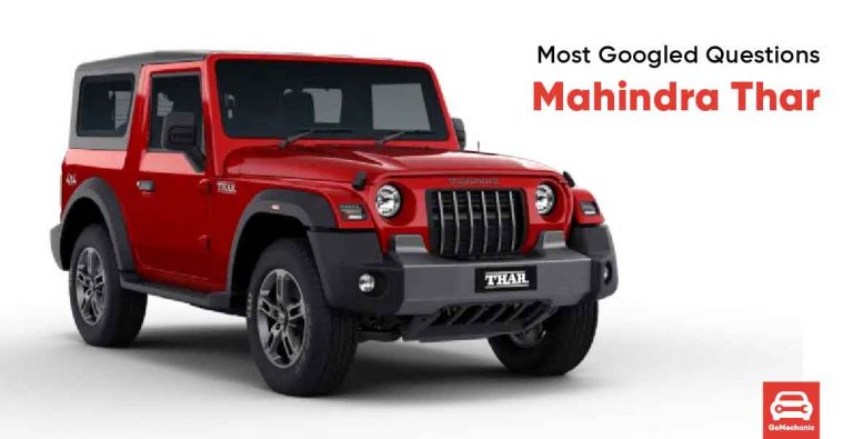 10 Most Googled Questions About The Mahindra Thar, Answered!