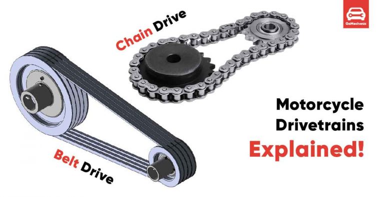 Chain Drive vs Belt Drive vs Shaft Drive | Motorcycle Drivetrain Explained